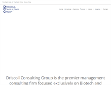 Tablet Screenshot of driscollconsultinggroup.com